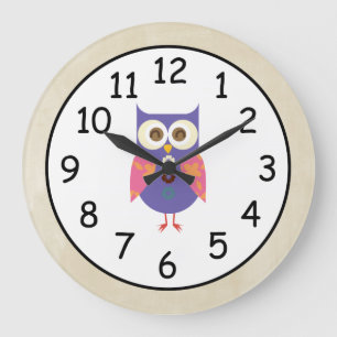 Rustic Custom Owl Grote Klok