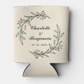 Rustic Custom Wedding Blikjeskoeler (Voorkant)