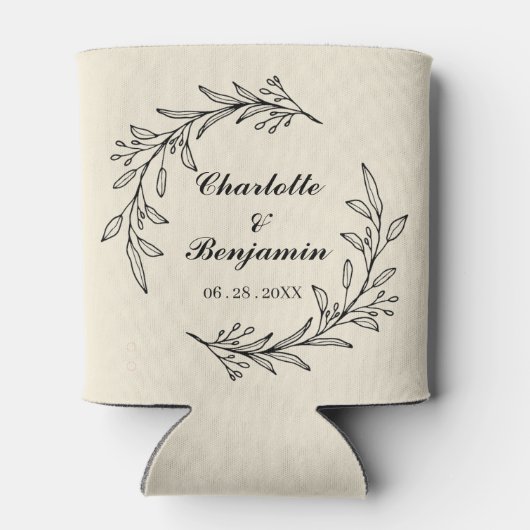 Rustic Custom Wedding Blikjeskoeler (Achterkant)