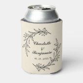 Rustic Custom Wedding Blikjeskoeler (Blikje Achterkant)