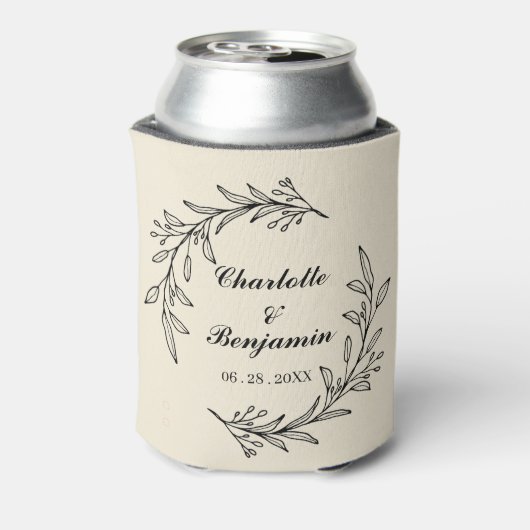 Rustic Custom Wedding Blikjeskoeler (Blikje Achterkant)