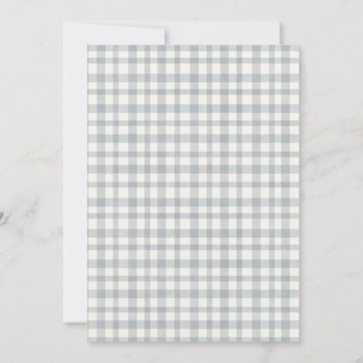 Rustic Cute Boerderij Koe Foliage Baby shower Bedankkaart (Achterkant)