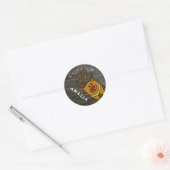 Rustic Cute Deer Kerstmis Kind - Gift Label (Envelop)