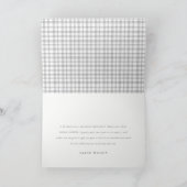 Rustic Cute Fruit Pancake Watercolor Bridal Shower Bedankkaart (Binnen)