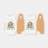 Rustic Cute Kinder Lion Foliage Preschool Afstuder Bedankdoosjes (Uitgevouwen)
