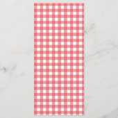 Rustic Cute Little Tomato Waterverf Baby shower Menu (Achterkant)
