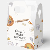 Rustic Cutie Baking Pie Baby shower Bedankdoosjes (Open)