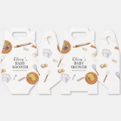 Rustic Cutie Baking Pie Baby shower Bedankdoosjes (Ongevouwen)