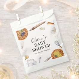 Rustic Cutie Baking Pie Baby shower Bedankzakje