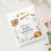 Rustic Cutie Baking Pie Baby shower Bedankzakje (Gezegeld)