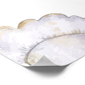 Rustic Cutie Baking Pie Baby shower Welkom Poster (Hoek)