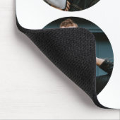 Rustic Daddy Shark Fathers Day Muismat (Hoek)