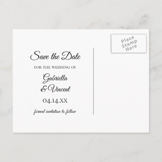 Rustic Daffodils Barn Wood Wedding Save the Date Aankondigingskaart (Achterkant)