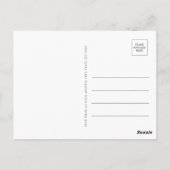 Rustic Daffodils en Wildbloemen Hartelijk dank Briefkaart (Achterkant)