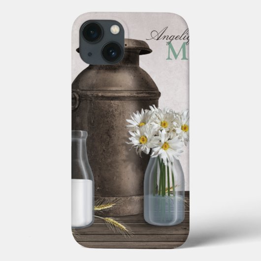 Rustic Dairy Boerderij - Persoonlijke iPad-luchtta Case-Mate iPhone Case (Achterkant)