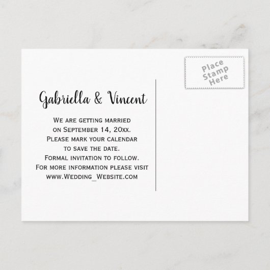 Rustic Daisies Cowboy Boots Wedding Save the Date Aankondigingskaart (Achterkant)