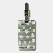 Rustic Daisy Barn board Bagagelabel (Voorkant verticaal)