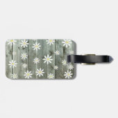Rustic Daisy Barn board Bagagelabel (Achterkant horizontaal)