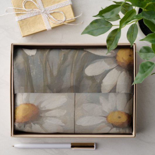 Rustic Daisy Decoupage Tissue Paper Tissuepapier (Geschenk)