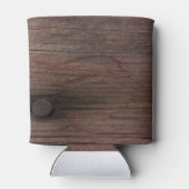 Rustic Daisy en Barn Wood Country Wedstrijders Fav Blikjeskoeler (Achterkant)