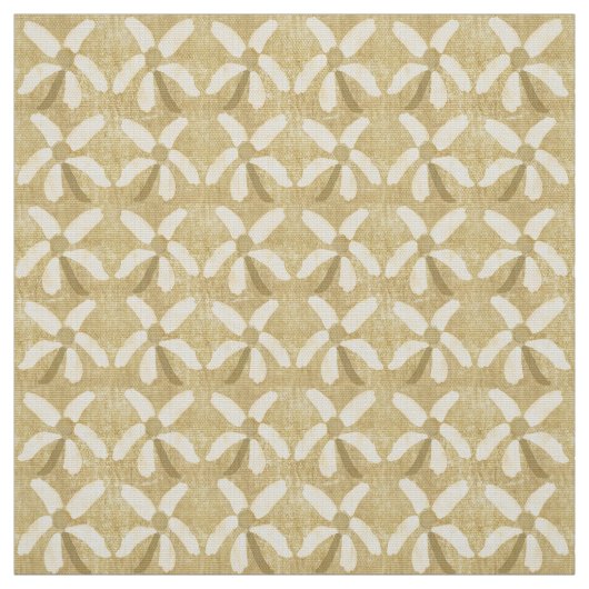 Rustic Daisy Fabric Stof (Swatch)