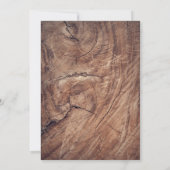 Rustic Daisy Floral Mason Jar Country Weddenschap Kaart (Achterkant)