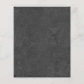 Rustic Daisy Flowers & Chalkboard Flyers (Achterkant)