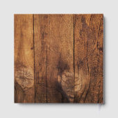 Rustic Daisy Horse Bit Viering van het Leven Gastenboek (Achterkant)