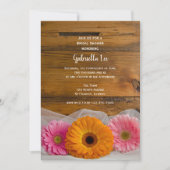 Rustic Daisy Trio Country Vrijgezellenfeest Kaart (Voorkant)