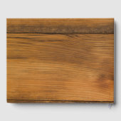 Rustic Daisy Trio en Barn Wood Country Wedding Gastenboek (Achterkant)