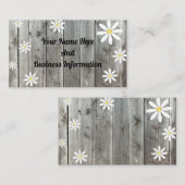Rustic Daisy Visitekaartje (Voorkant / Achterkant)