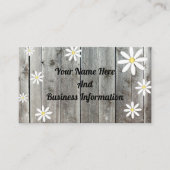 Rustic Daisy Visitekaartje (Voorkant)