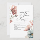 Rustic Daisy Wildflower Floral Vrijgezellenfeest Kaart (Voorkant)