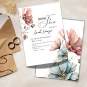Rustic Daisy Wildflower Floral Vrijgezellenfeest Kaart