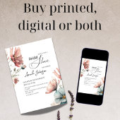 Rustic Daisy Wildflower Floral Vrijgezellenfeest Kaart