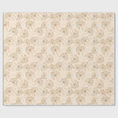 Rustic Dandelion Flower Pattern Cadeaupapier (Vlak)