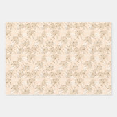 Rustic Dandelion Flower  Pattern Inpakpapier Vel (Voorkant 2)
