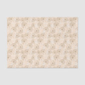 Rustic Dandelion Flower Pattern Tissuepapier (Voorkant)