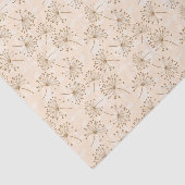 Rustic Dandelion Flower  Pattern Tissuepapier (Detail)