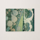 Rustic Dandelion World Japanse kunst Legpuzzel (Horizontaal)