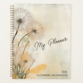 Rustic Dandelions Planner (Voorkant)