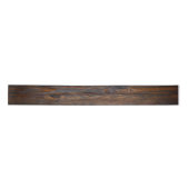 Rustic Dark Wood Tone Satijnen Lint (Voorkant)