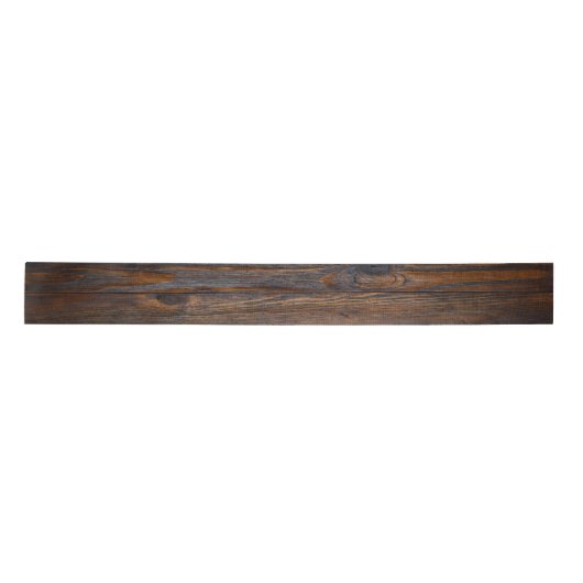 Rustic Dark Wood Tone Satijnen Lint (Voorkant)