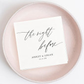 Rustic De avond voor de generale repetitie diner Servet