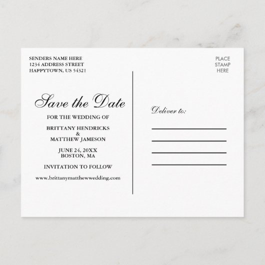 Rustic de Foto van de Lichten van het Hout van het Briefkaart (Achterkant)