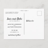 Rustic de Foto van de Lichten van het Koord van he Aankondigingskaart (Achterkant)