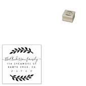 Rustic de Naam van de Familie van het Manuscript W Rubberstempel (Gestempeld)