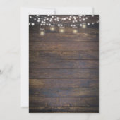 Rustic de Verandering van de Lichten van het Koord Kaart (Achterkant)