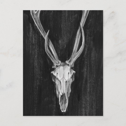 Rustic Deer Animal Head Briefkaart (Voorkant)