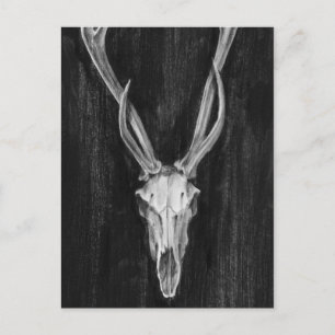 Rustic Deer Animal Head Briefkaart